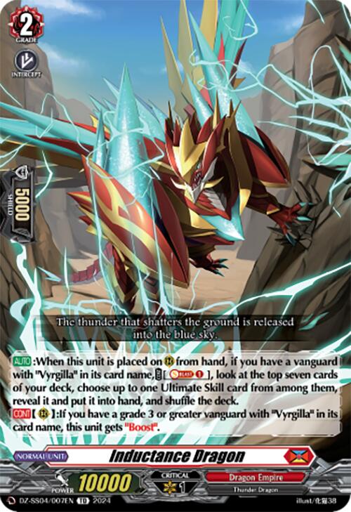 Inductance Dragon (DZ-SS04/007EN) [DZ-SS04: Special Series Stardust Blade] | Pegasus Games WI