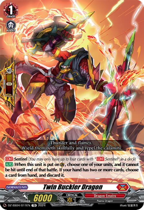 Twin Buckler Dragon (DZ-SS04/011EN) [DZ-SS04: Special Series Stardust Blade] | Pegasus Games WI