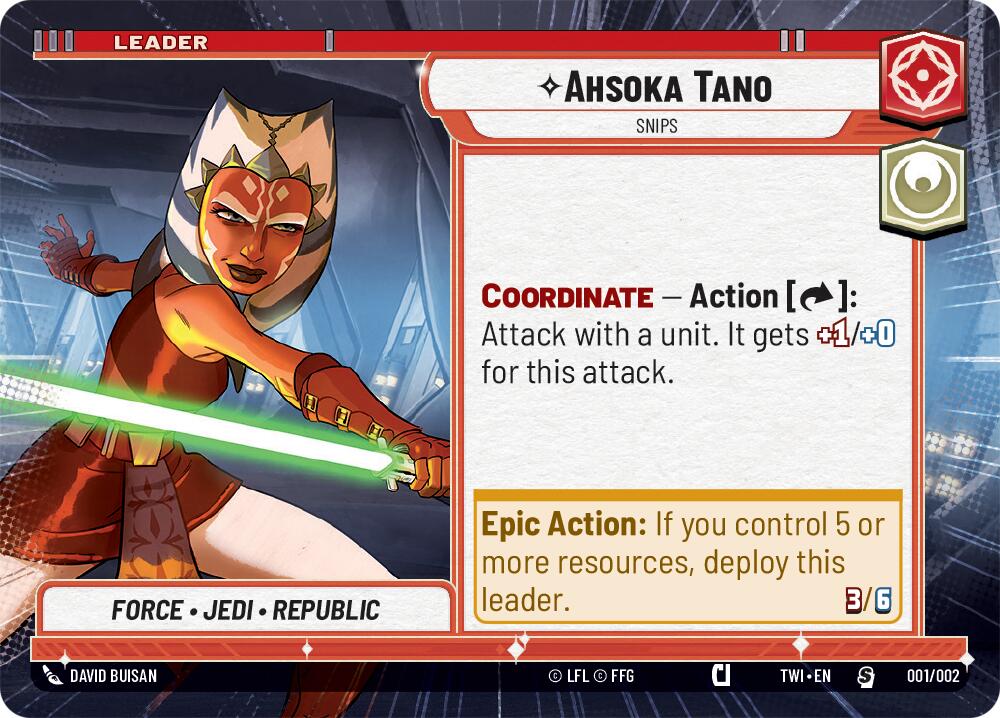 Ahsoka Tano - Snips (001/002) (Hyperspace) (001/002) [Judge Promos] | Pegasus Games WI