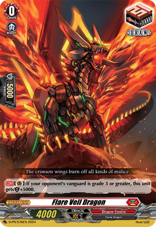 Flare Veil Dragon (D-PR/576EN) [D Promo Cards] | Pegasus Games WI