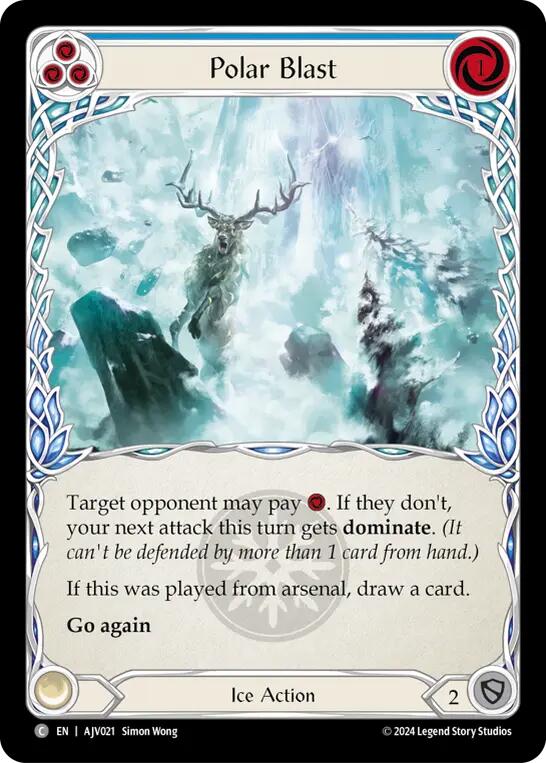 Polar Blast (Blue) [AJV021] (Armory Deck: Jarl Vetreidi) | Pegasus Games WI