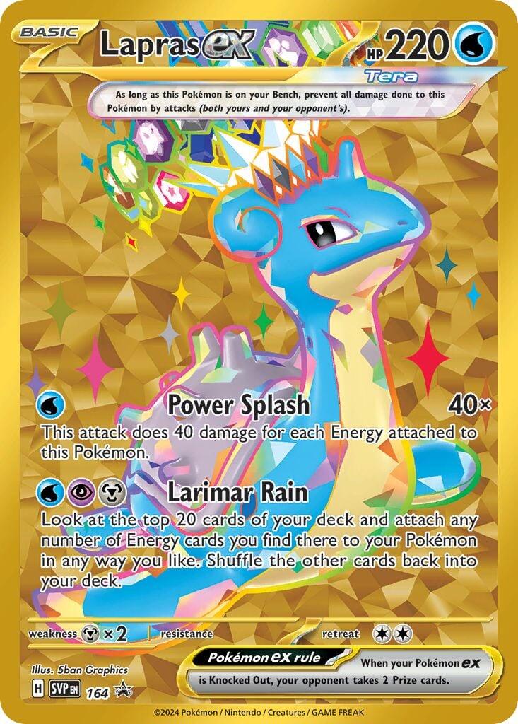 Lapras ex (164) [Scarlet & Violet: Black Star Promos] | Pegasus Games WI