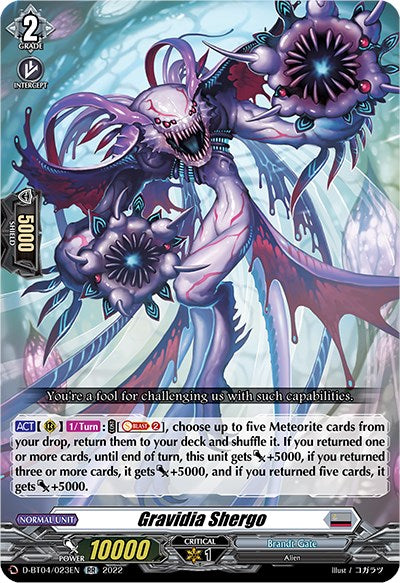 Gravidia Shergo (D-BT04/023EN) [Awakening of Chakrabarthi] | Pegasus Games WI