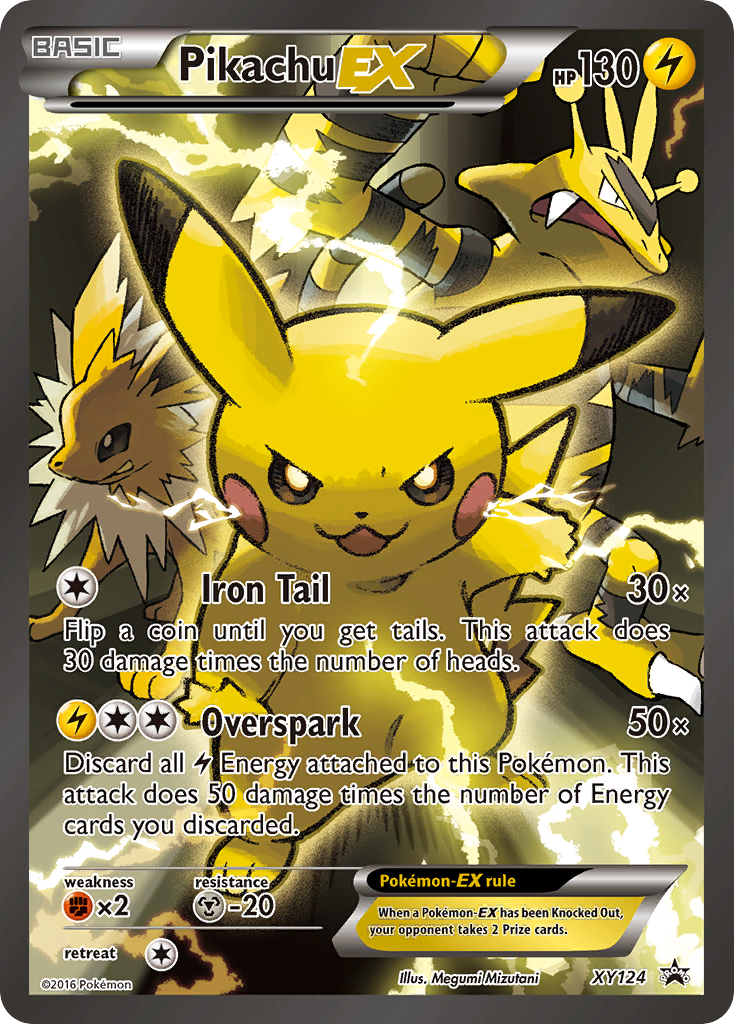 Pikachu EX (XY124) [XY: Black Star Promos] | Pegasus Games WI