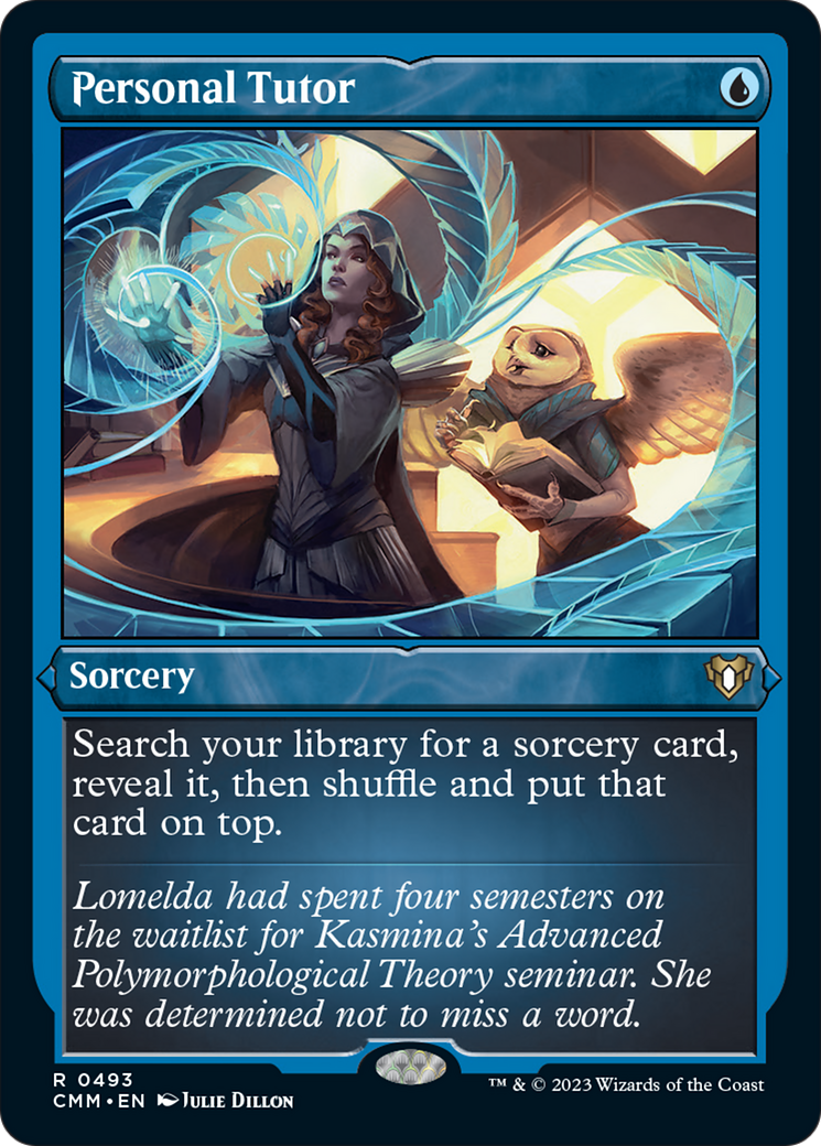 Personal Tutor (Foil Etched) [Commander Masters] | Pegasus Games WI