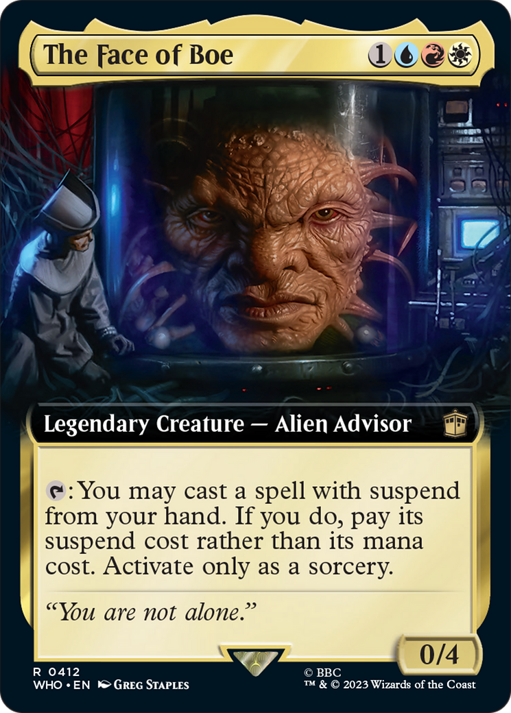 The Face of Boe (Extended Art) [Doctor Who] | Pegasus Games WI