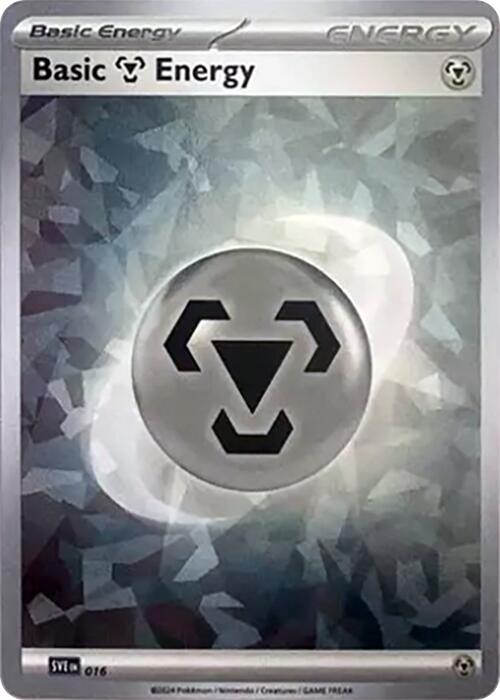 Basic Metal Energy (016) (Cracked Ice Holo) [Scarlet & Violet: Stellar Crown] | Pegasus Games WI