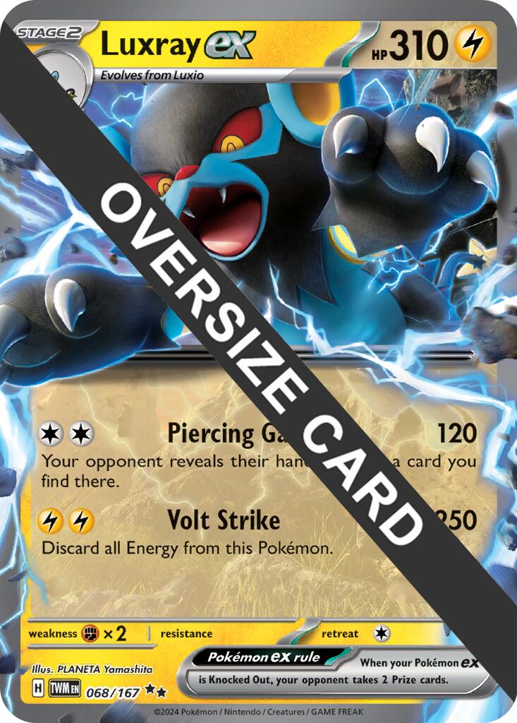 Luxray ex (068/167) (Jumbo Card) [Miscellaneous Cards] | Pegasus Games WI