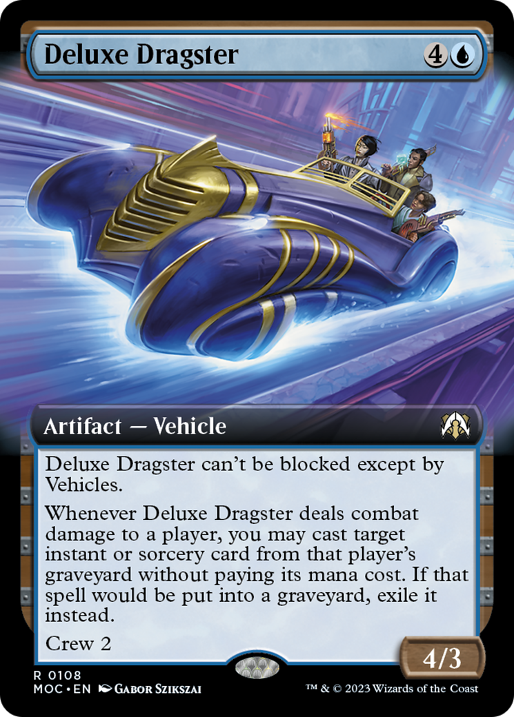 Deluxe Dragster (Extended Art) [March of the Machine Commander] | Pegasus Games WI