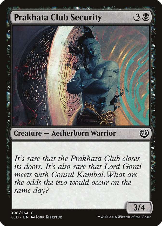 Prakhata Club Security [Kaladesh] | Pegasus Games WI