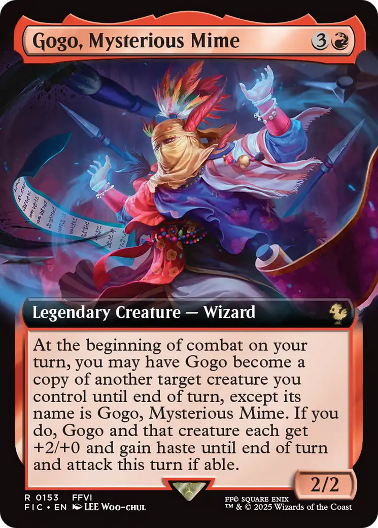 Gogo, Mysterious Mime (Extended Art) [FINAL FANTASY Commander] | Pegasus Games WI