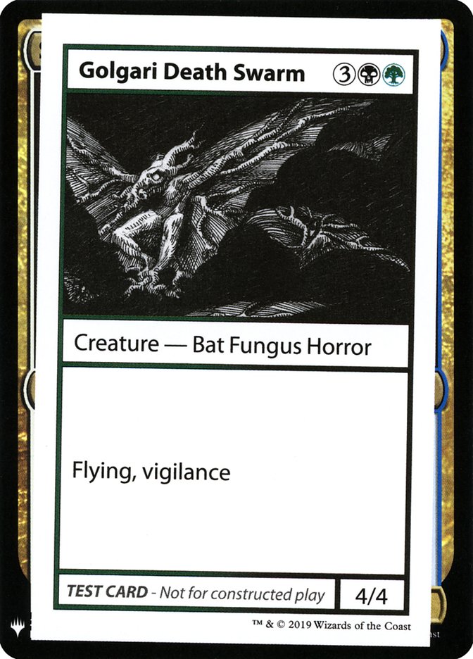 Golgari Death Swarm [Mystery Booster Playtest Cards] | Pegasus Games WI