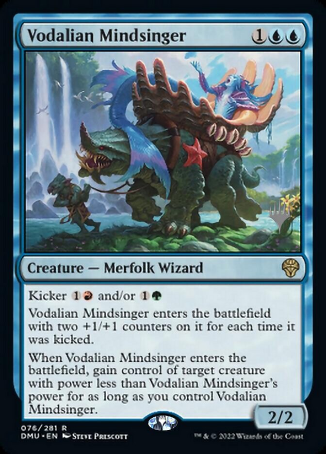 Vodalian Mindsinger (Promo Pack) [Dominaria United Promos] | Pegasus Games WI