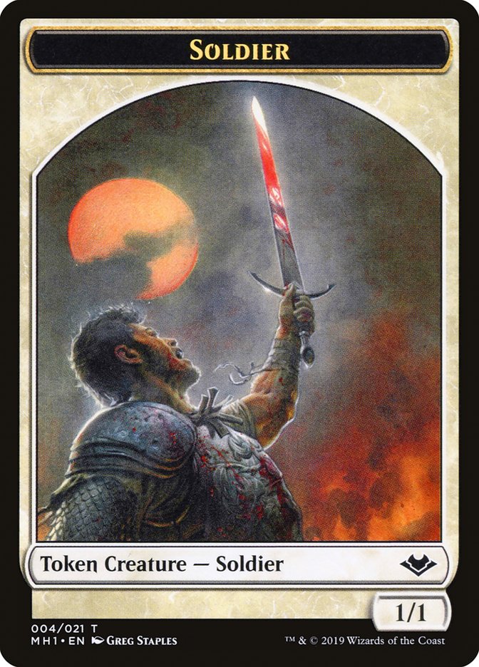 Angel (002) // Soldier (004) Double-Sided Token [Modern Horizons Tokens] | Pegasus Games WI