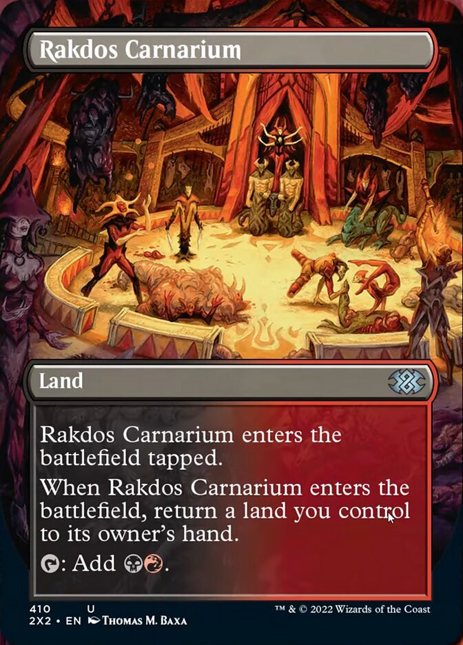 Rakdos Carnarium (Borderless Alternate Art) [Double Masters 2022] | Pegasus Games WI