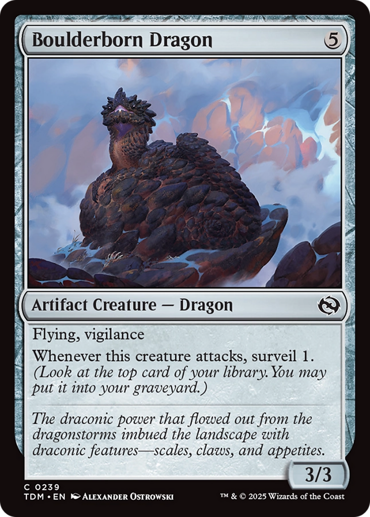 Boulderborn Dragon [Tarkir: Dragonstorm] | Pegasus Games WI