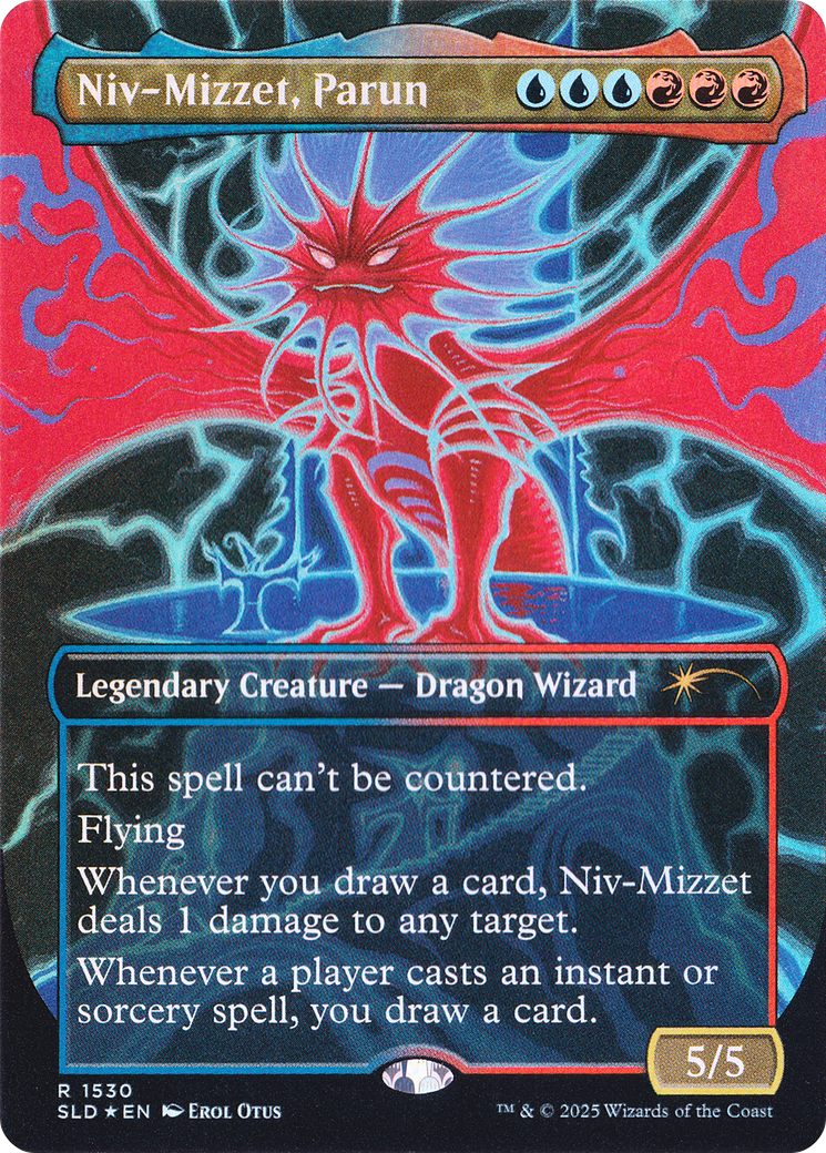 Niv-Mizzet, Parun (Rainbow Foil) [Secret Lair Drop Series] | Pegasus Games WI