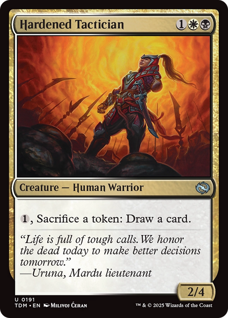 Hardened Tactician [Tarkir: Dragonstorm] | Pegasus Games WI