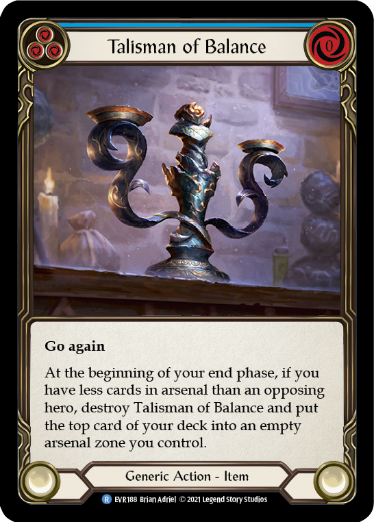 Talisman of Balance [EVR188] (Everfest)  1st Edition Cold Foil | Pegasus Games WI