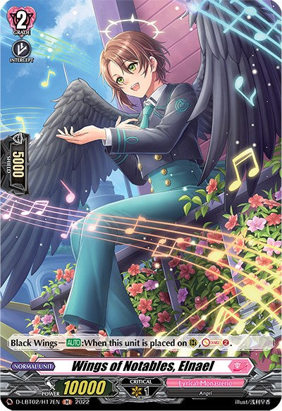Wings of Notables, Elnael (D-LBT02/H17EN) [Lyrical Monasterio: It's a New School Term!] | Pegasus Games WI