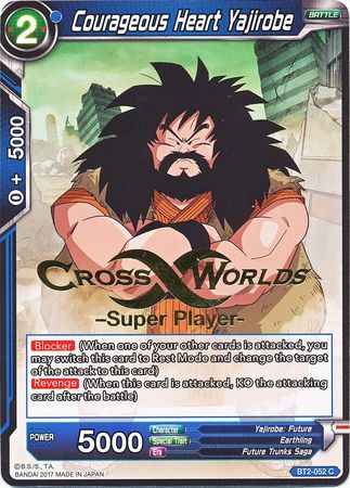 Courageous Heart Yajirobe (Super Player Stamped) (BT2-052) [Tournament Promotion Cards] | Pegasus Games WI