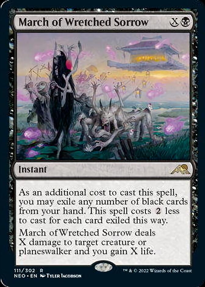 March of Wretched Sorrow [Kamigawa: Neon Dynasty] | Pegasus Games WI