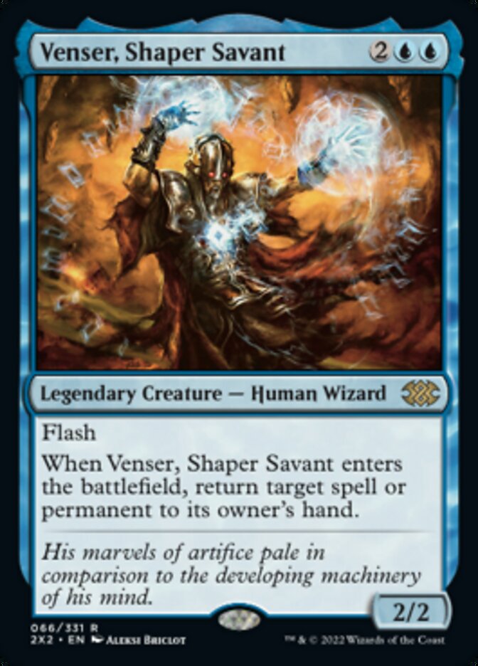 Venser, Shaper Savant [Double Masters 2022] | Pegasus Games WI