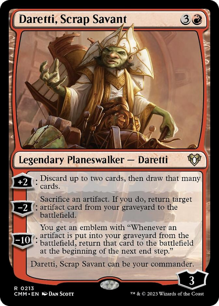 Daretti, Scrap Savant [Commander Masters] | Pegasus Games WI