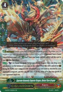 Supreme Heavenly Emperor Dragon, Defeat Flare Dragon (G-BT07/002EN) [Glorious Bravery of Radiant Sword] | Pegasus Games WI