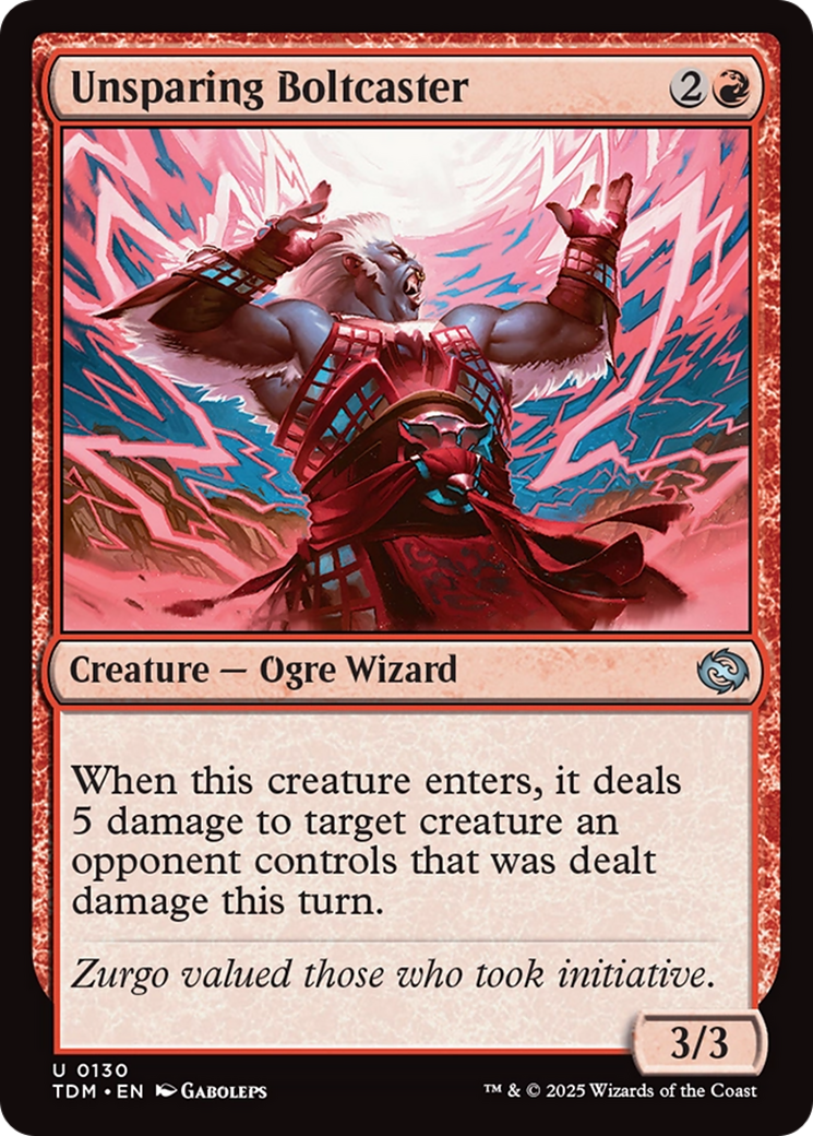 Unsparing Boltcaster [Tarkir: Dragonstorm] | Pegasus Games WI