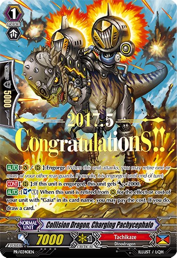 Collision Dragon, Charging Pachycephalo (Hot Stamped) (PR/0340EN) [Promo Cards] | Pegasus Games WI