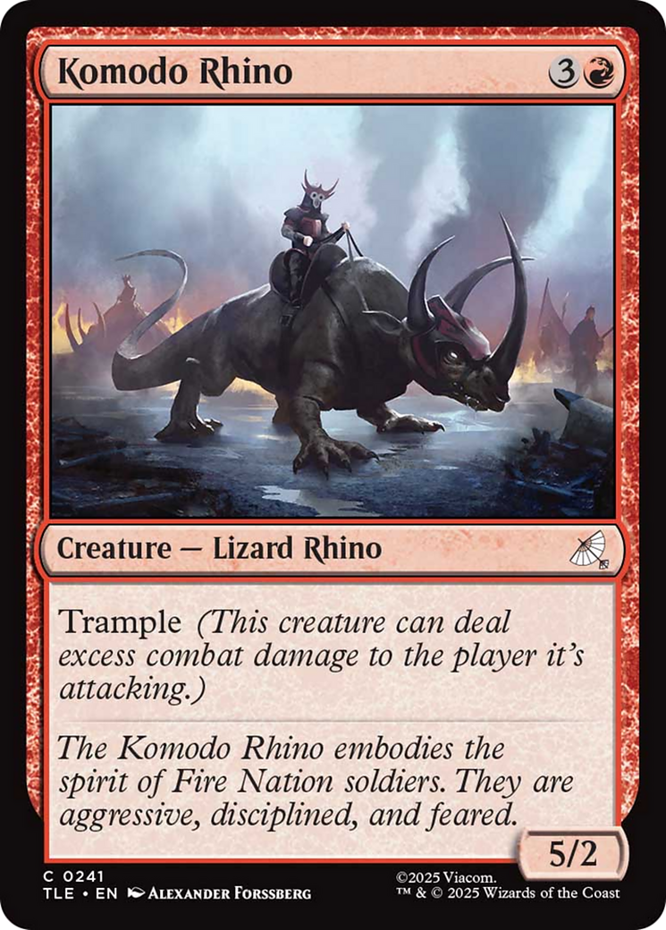 Komodo Rhino [Avatar: The Last Airbender: Eternal-Legal] | Pegasus Games WI