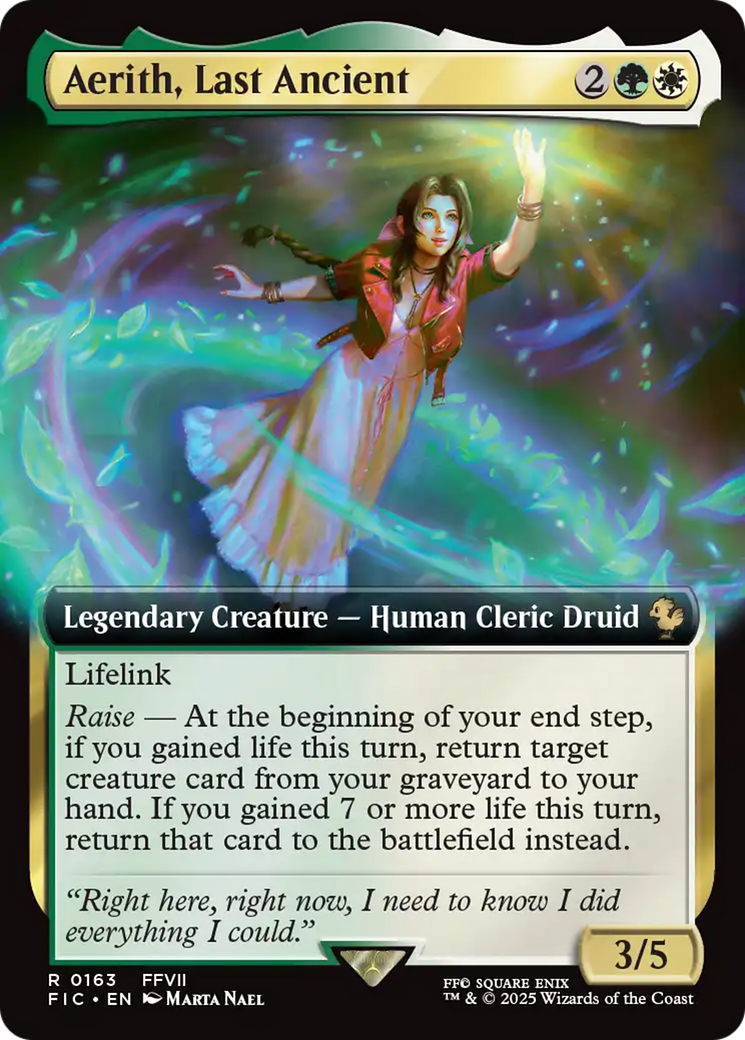 Aerith, Last Ancient (Extended Art) [FINAL FANTASY Commander] | Pegasus Games WI