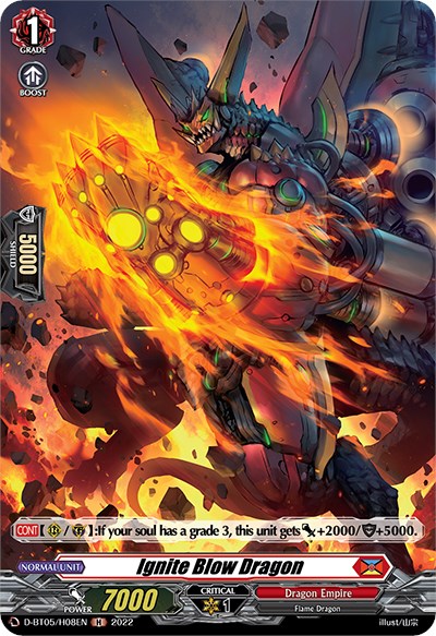Ignite Blow Dragon (D-BT05/H08EN) [Triumphant Return of the Brave Heroes] | Pegasus Games WI
