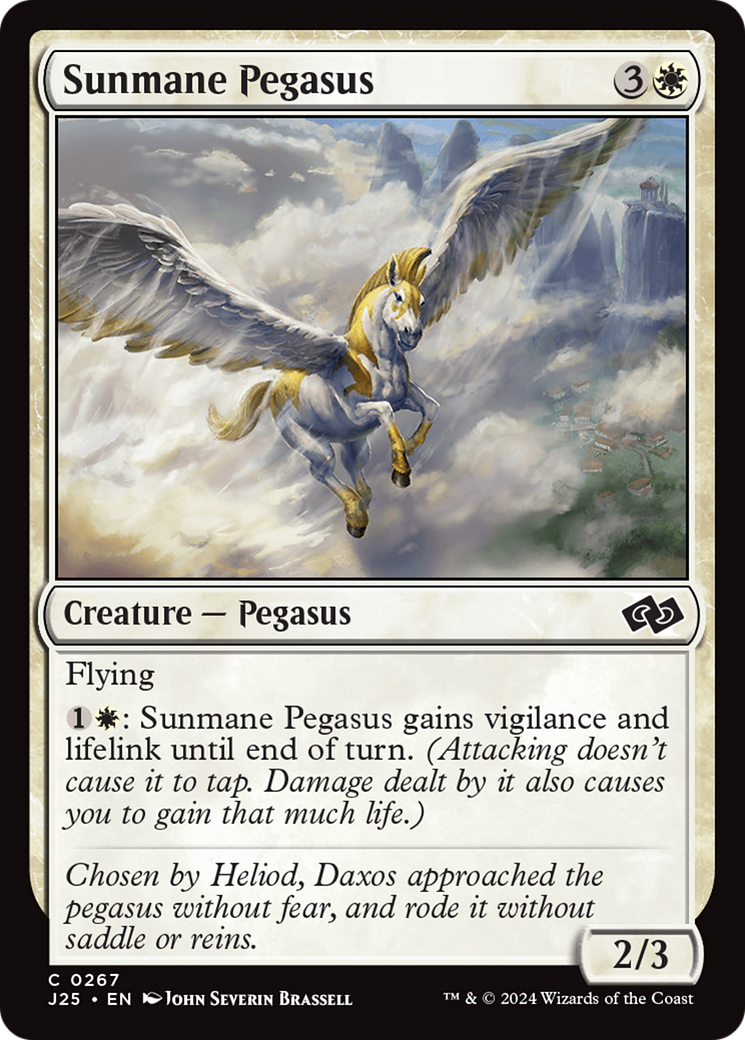 Sunmane Pegasus [Foundations Jumpstart] | Pegasus Games WI