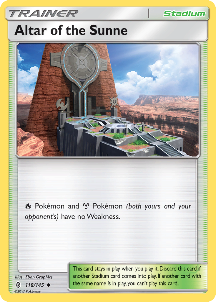 Altar of the Sunne (118/145) [Sun & Moon: Guardians Rising] | Pegasus Games WI