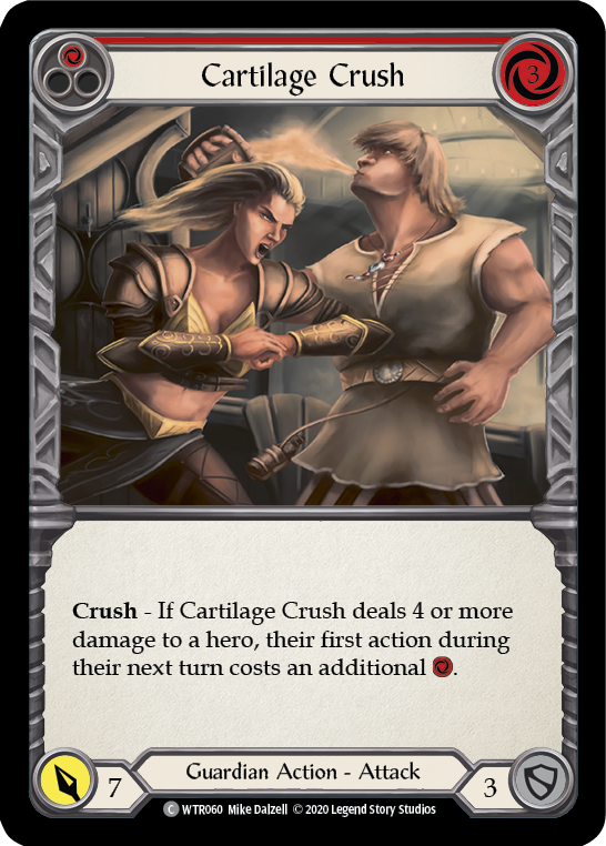 Cartilage Crush (Red) [U-WTR060] (Welcome to Rathe Unlimited)  Unlimited Rainbow Foil | Pegasus Games WI