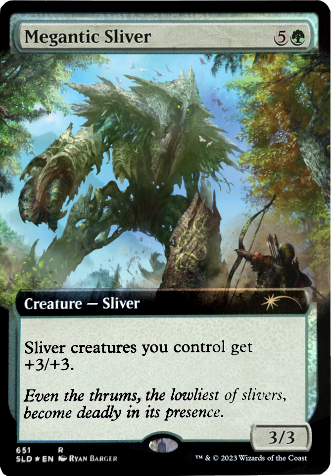 Megantic Sliver (Extended Art) [Secret Lair Drop Promos] | Pegasus Games WI
