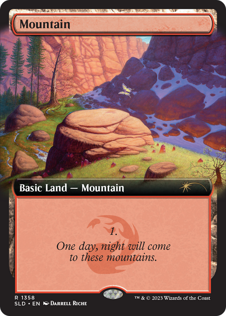 Mountain (1358) [Secret Lair Drop Series] | Pegasus Games WI