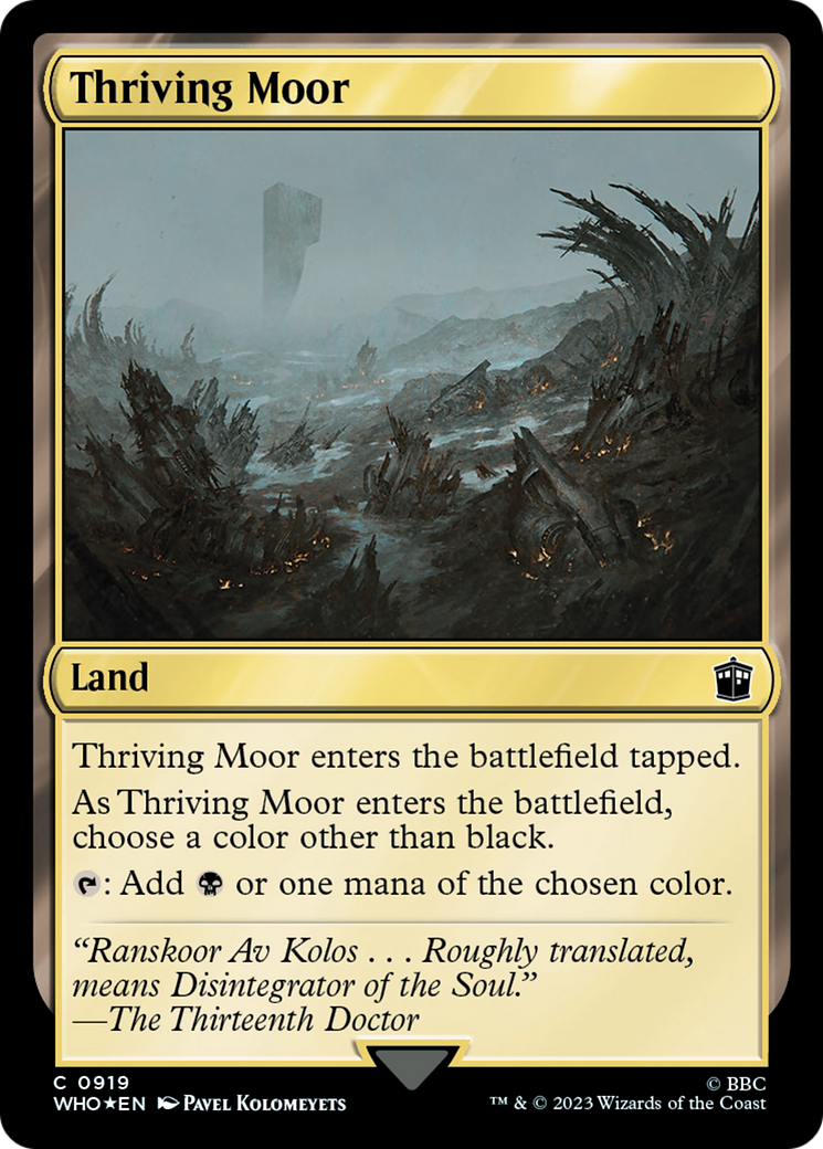 Thriving Moor (Surge Foil) [Doctor Who] | Pegasus Games WI