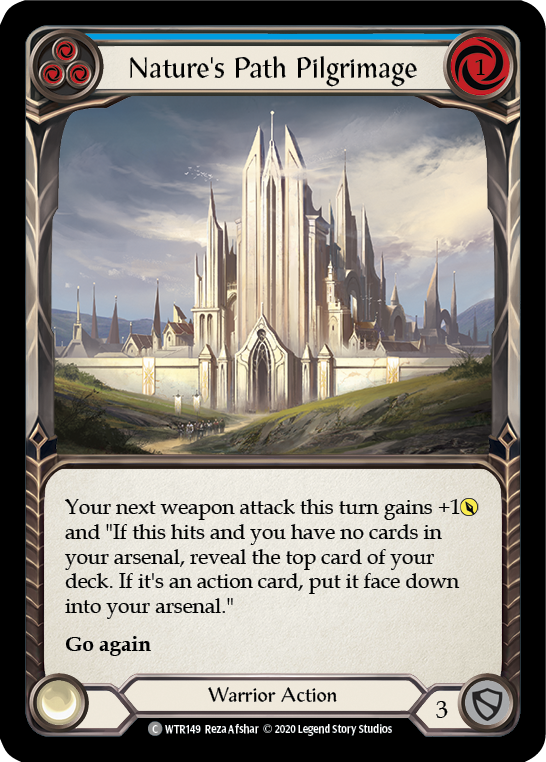 Nature's Path Pilgrimage (Blue) [U-WTR149] (Welcome to Rathe Unlimited)  Unlimited Normal | Pegasus Games WI