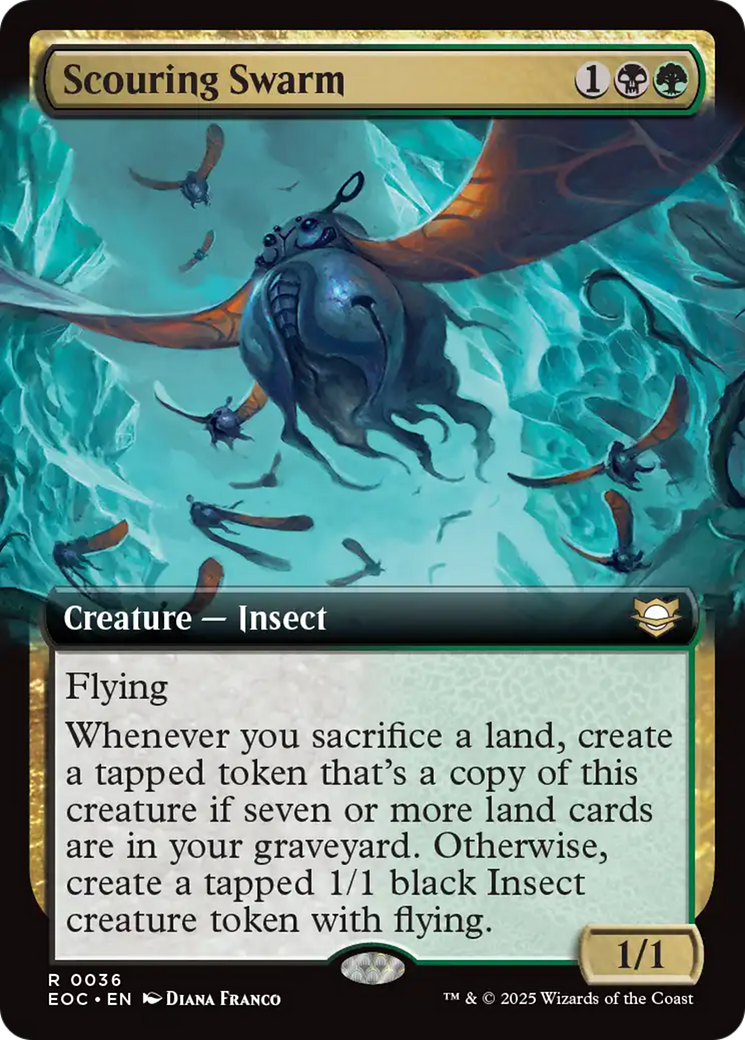 Scouring Swarm (Extended Art) [Edge of Eternities Commander] | Pegasus Games WI