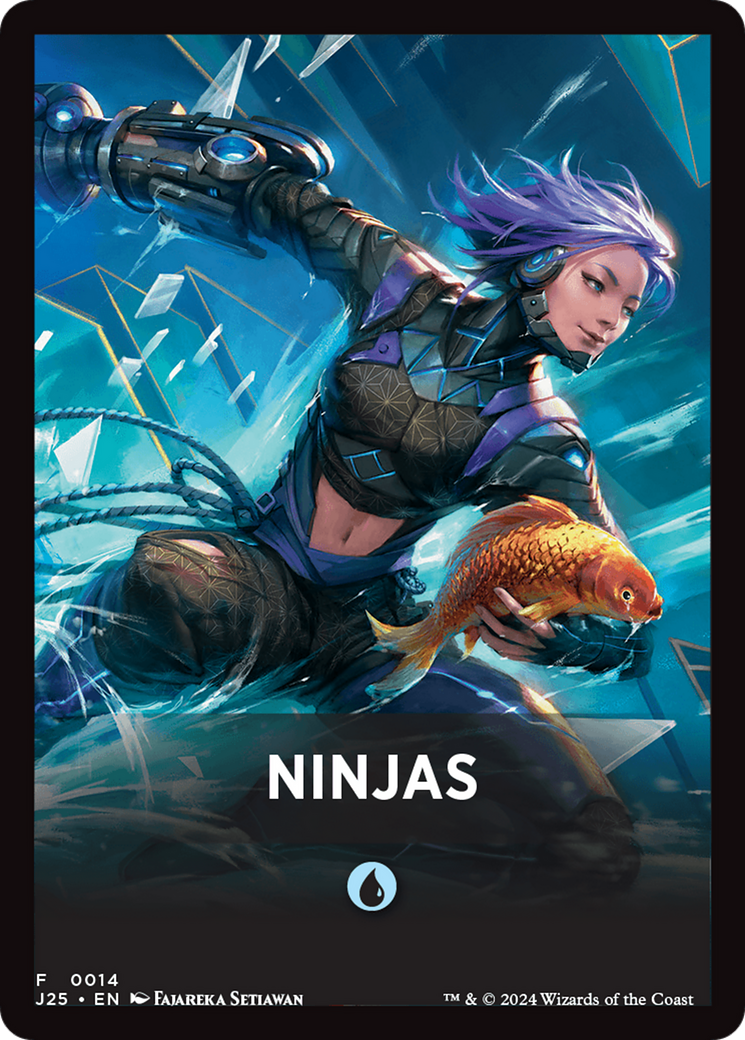 Ninjas Theme Card [Foundations Jumpstart Front Cards] | Pegasus Games WI