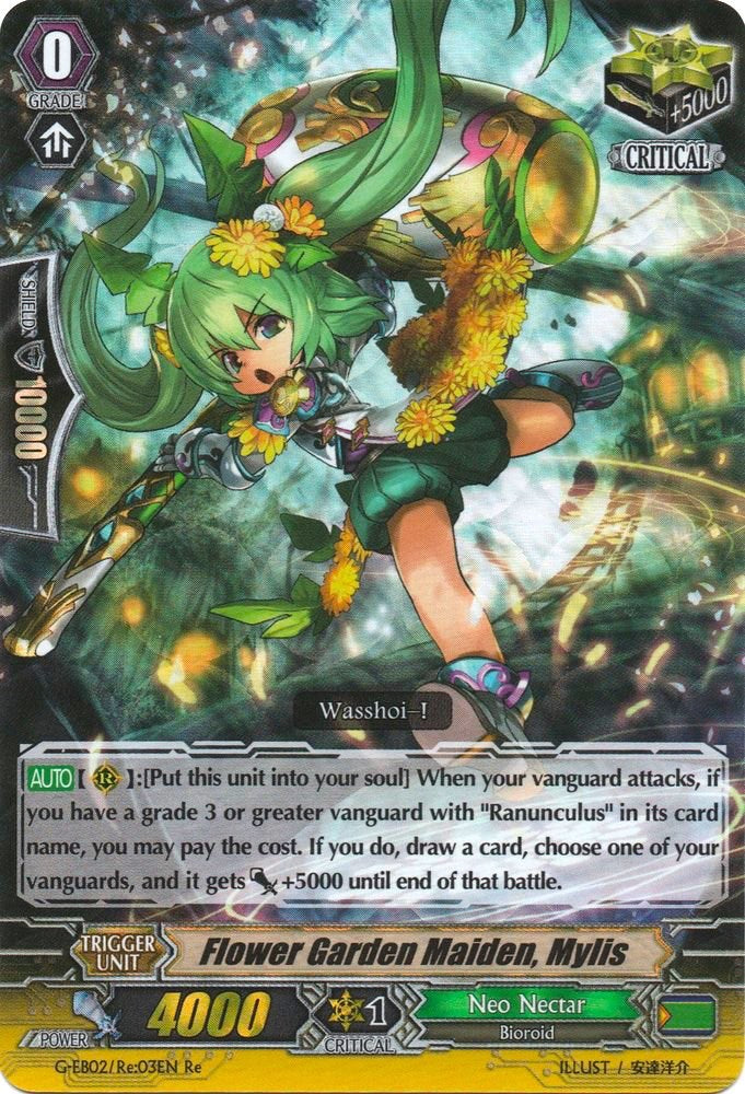 Flower Garden Maiden, Mylis (G-EB02/Re:03EN) [The AWAKENING ZOO] | Pegasus Games WI