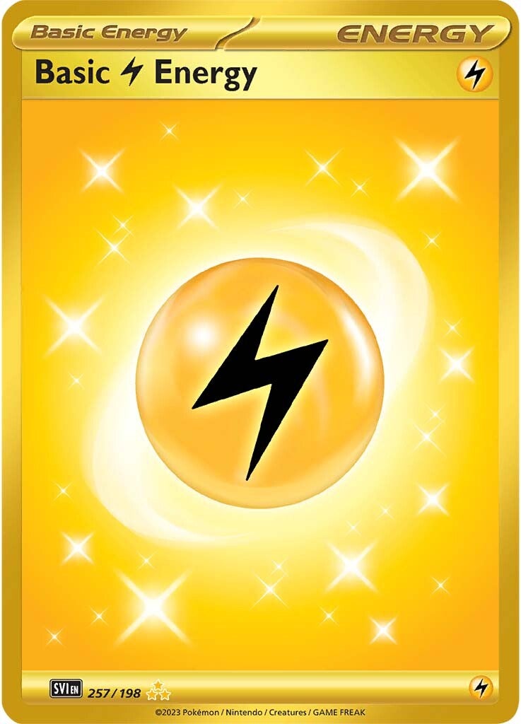 Lightning Energy (257/198) [Scarlet & Violet: Base Set] | Pegasus Games WI