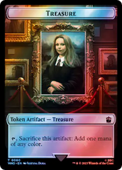 Soldier // Treasure (0060) Double-Sided Token (Surge Foil) [Doctor Who Tokens] | Pegasus Games WI