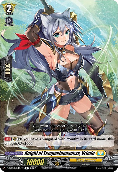 Knight of Tempestuousness, Vriede (D-BT06/048EN) [Blazing Dragon Reborn] | Pegasus Games WI