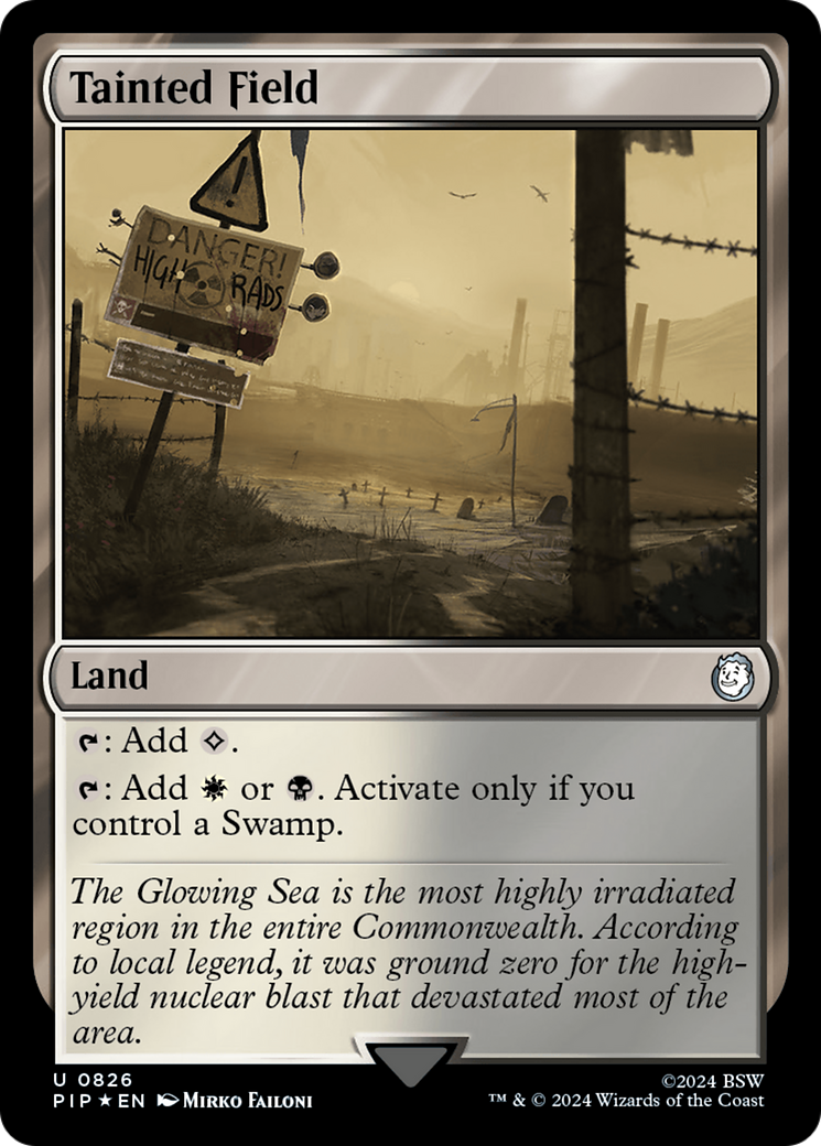 Tainted Field (Surge Foil) [Fallout] | Pegasus Games WI