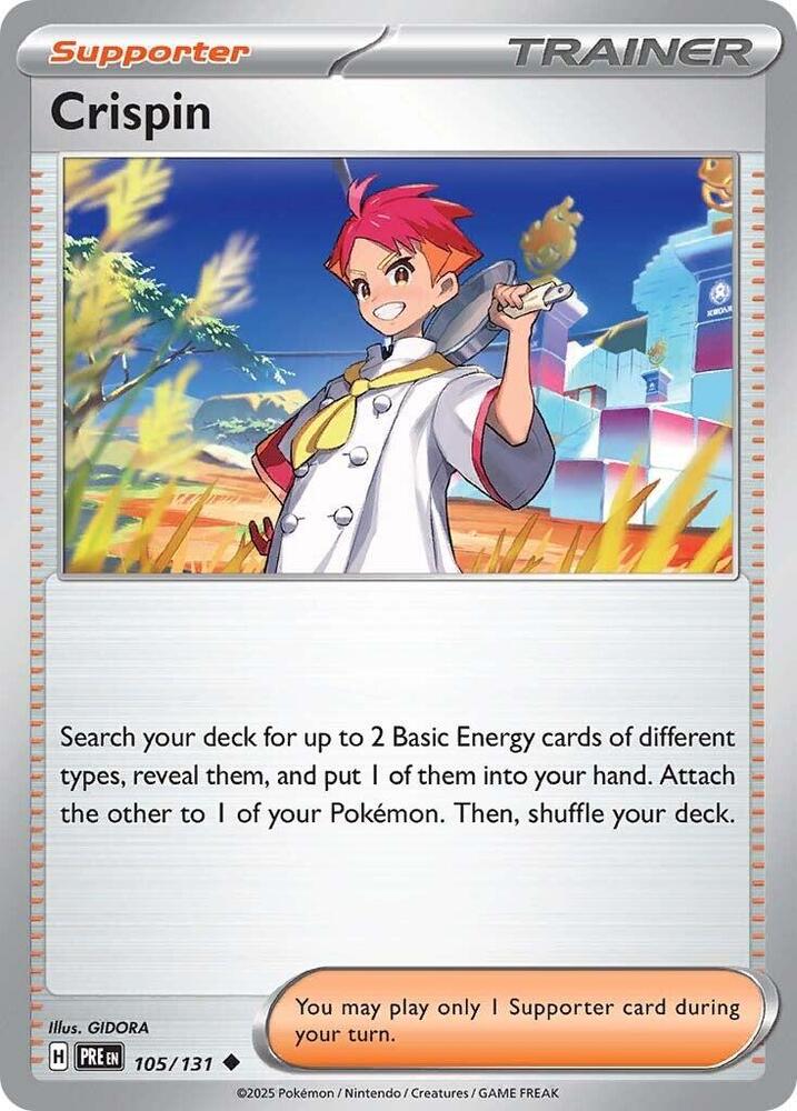 Crispin (105/131) [Scarlet & Violet: Prismatic Evolutions] | Pegasus Games WI