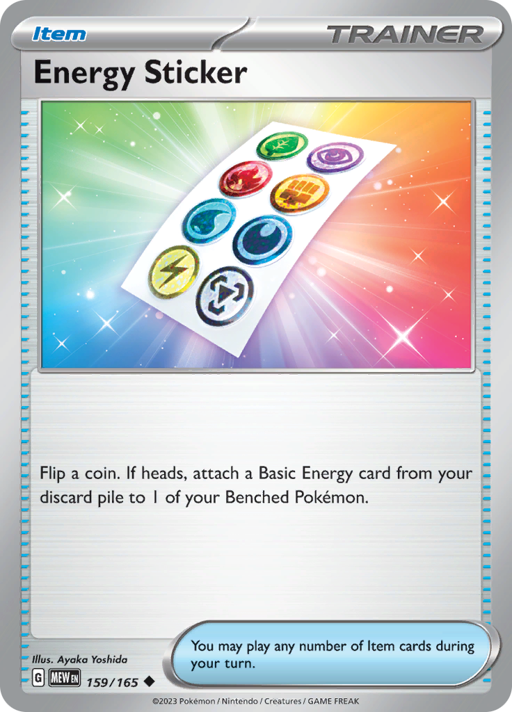 Energy Sticker (159/165) [Scarlet & Violet: 151] | Pegasus Games WI